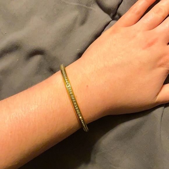 ✨3 for 10✨ Rhinestone Gold Bangle - Picture 2 of 2